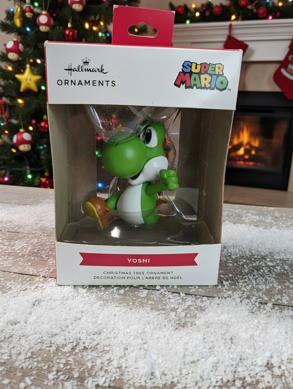 2021 Hallmark Super Mario Brothers Yoshi Resin Christmas Tree Ornament NEW